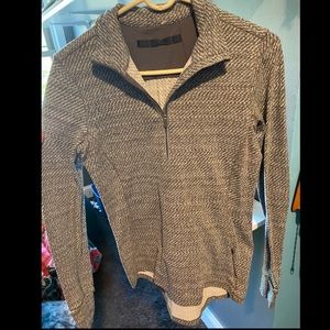 Grey lulu lemon quarter zip
